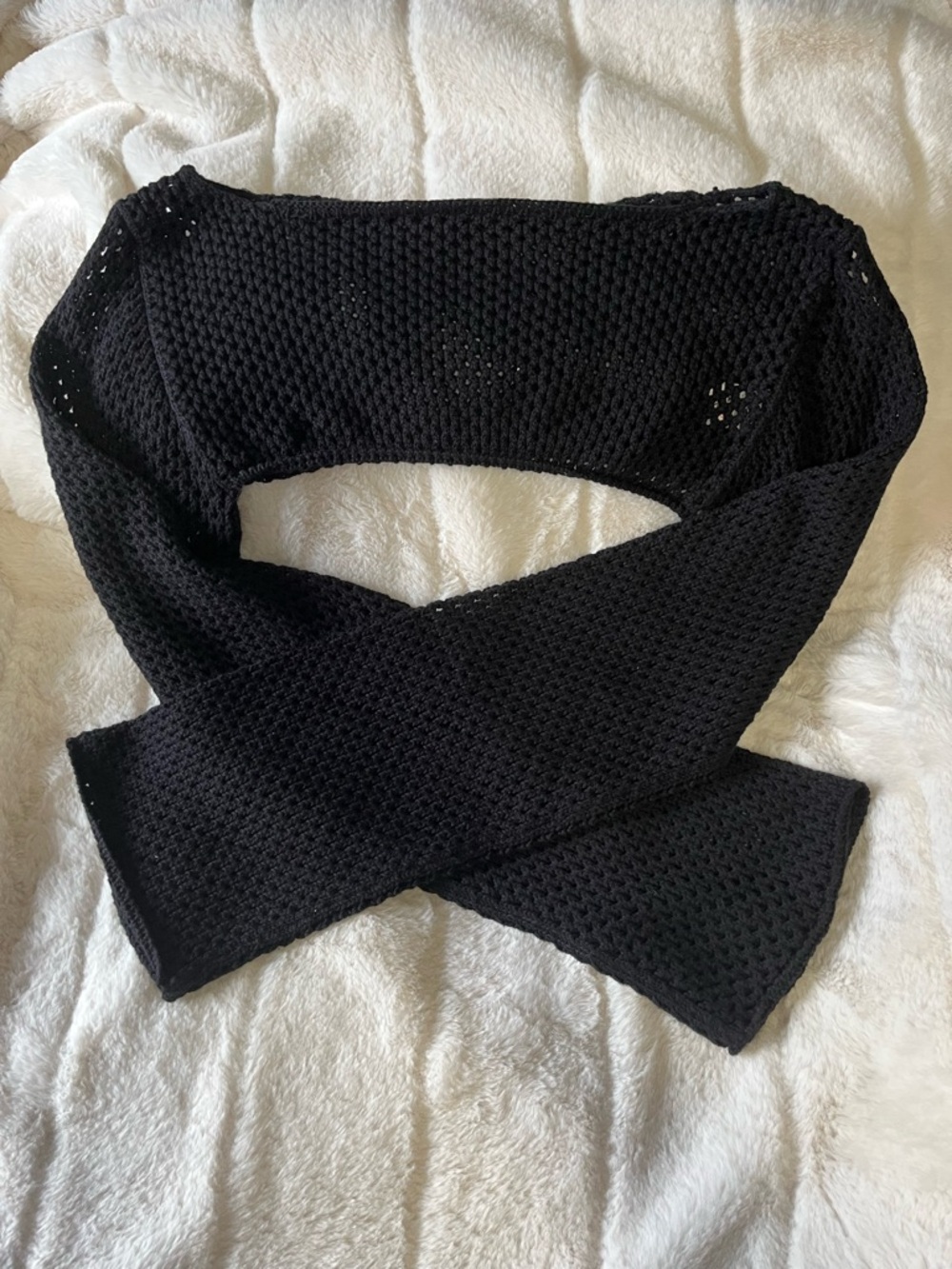 Ardene Black Long Sleeve Bolero Sweater